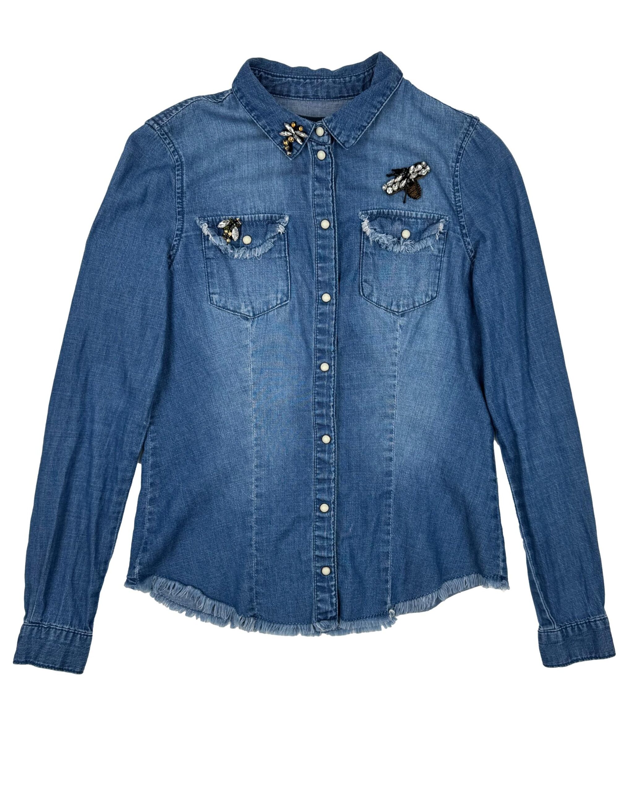 Mėlyni ONLY marškiniai, XS