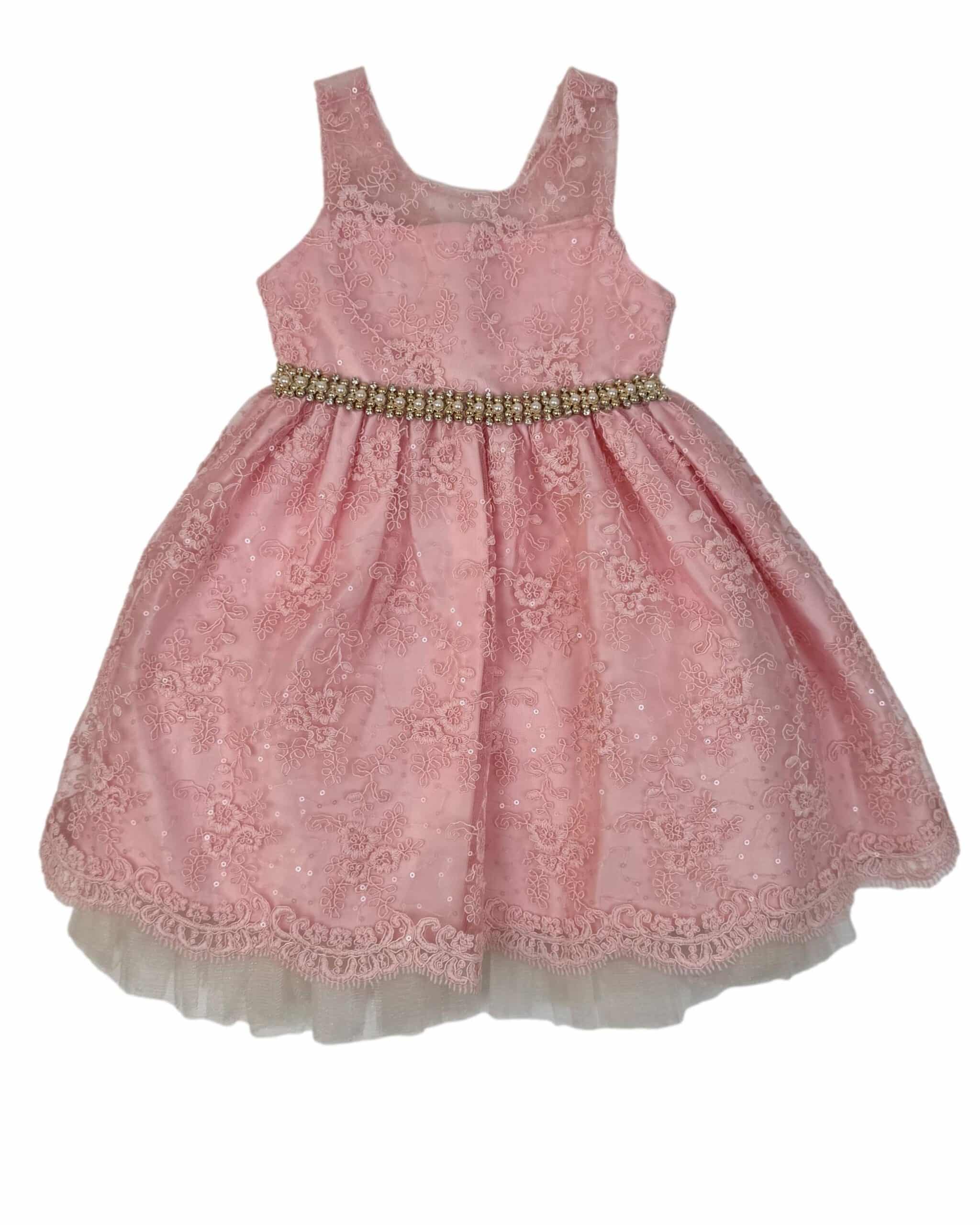 Rožinė vaikiška AMERICAN PRINCESS suknelė, 2m.