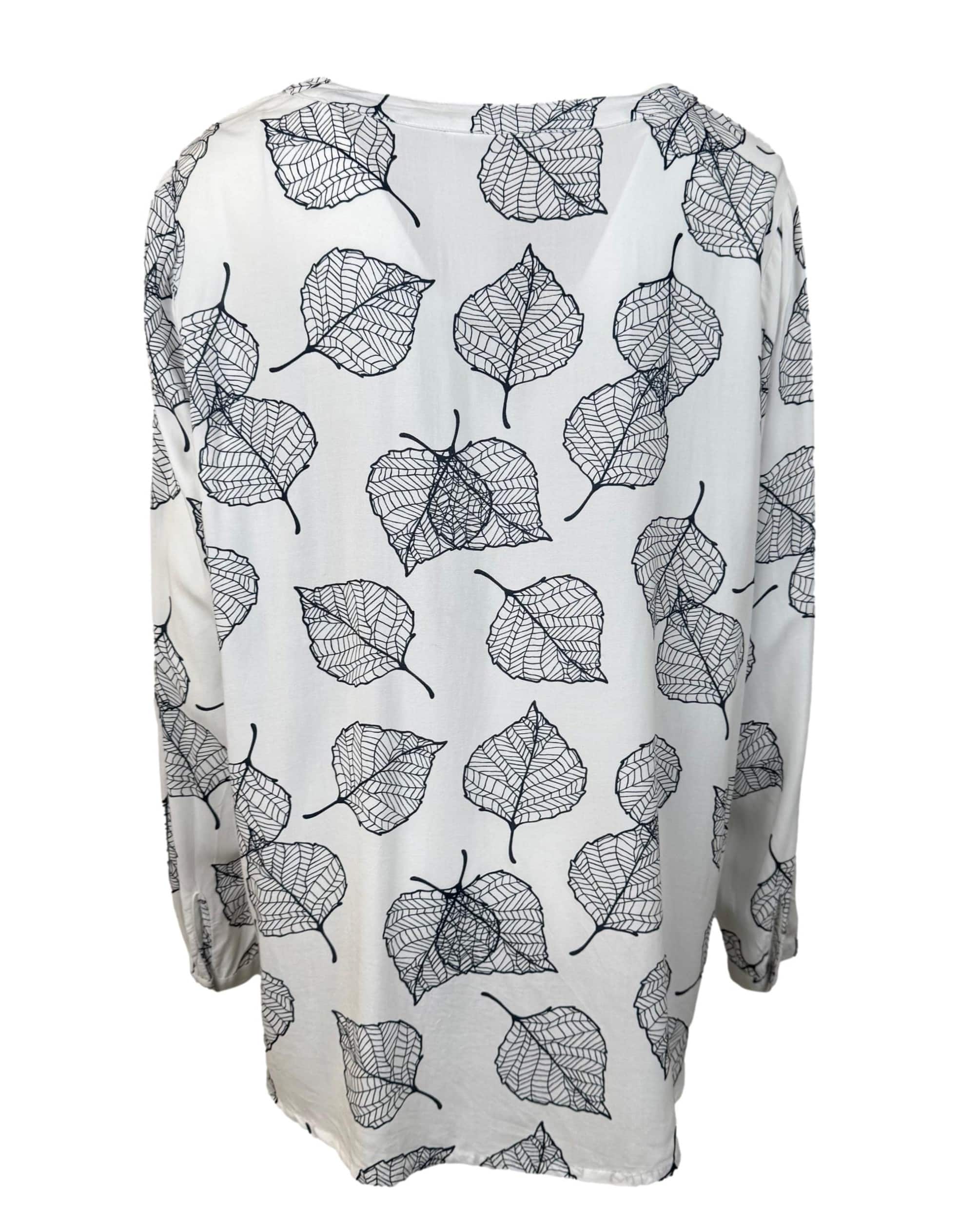 Balta raštuota GINA BENOTTI palaidinė, L