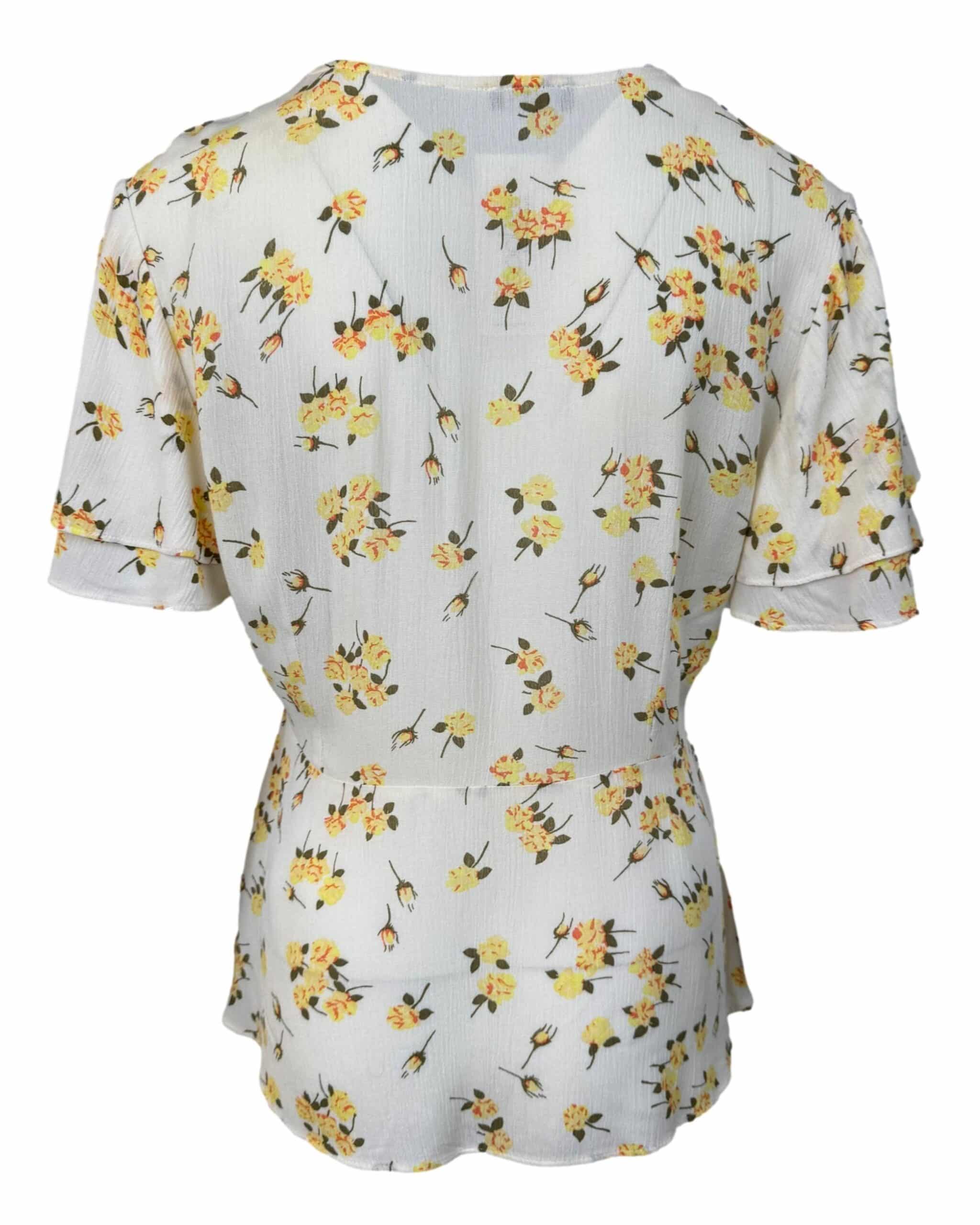 Smėlio spalvos gėlėta DUSK palaidinė, M