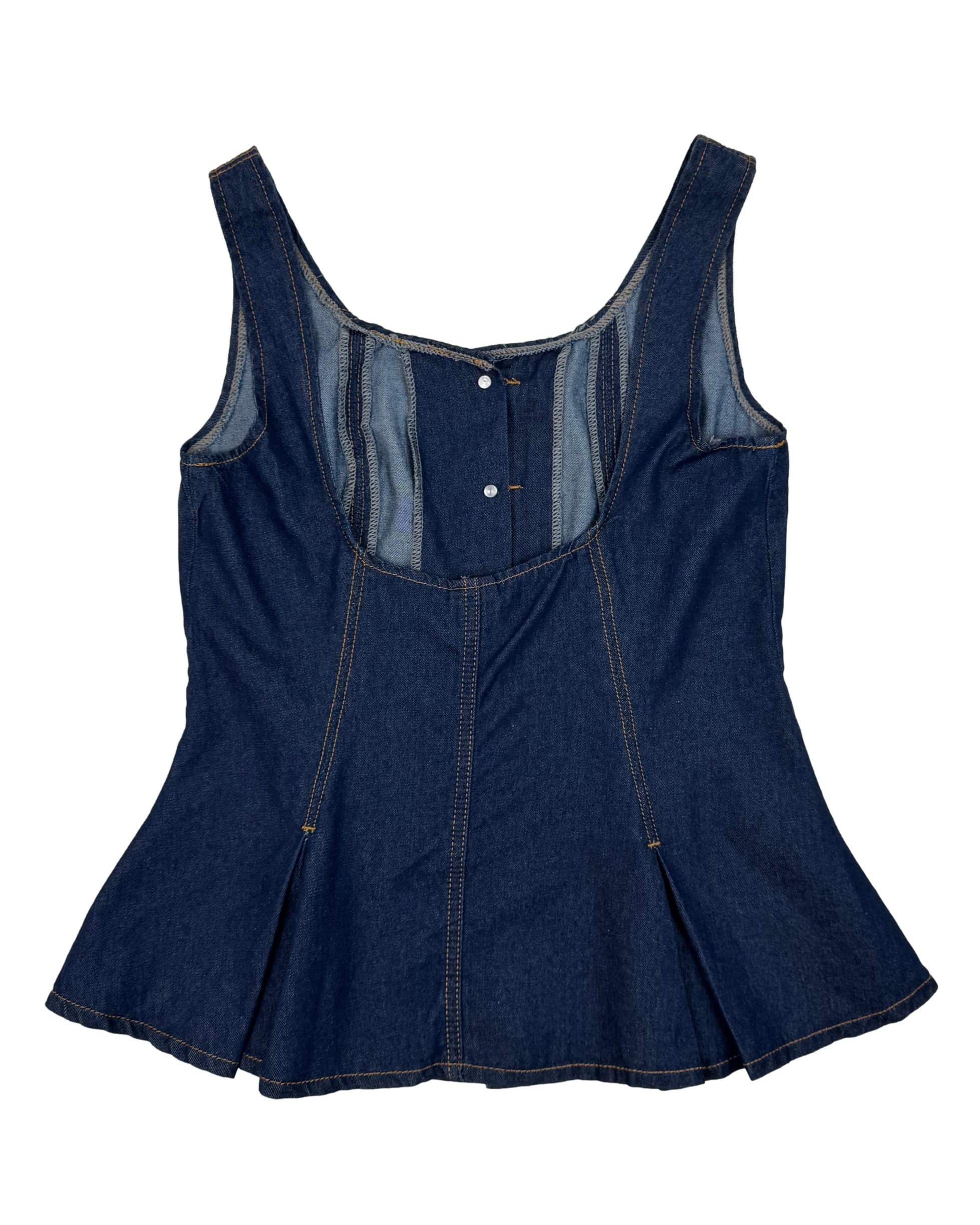 Mėlyna džinsinė FOREVER21 palaidinė, L, NAUJA