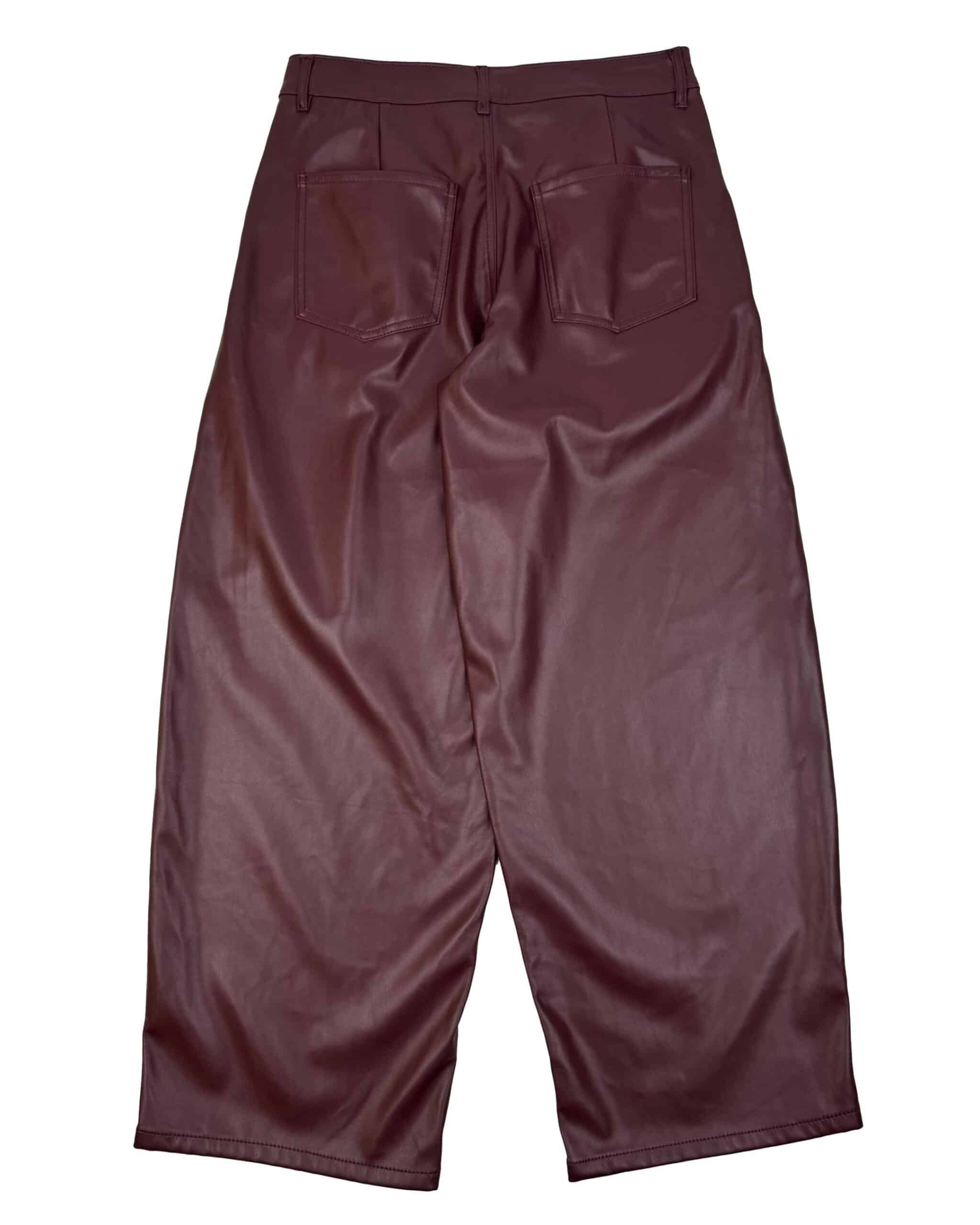 Bordo spalvos LAULIA kelnės, L