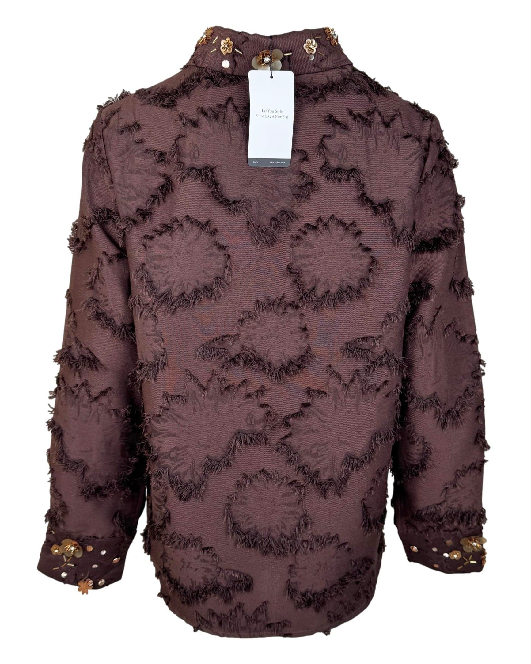 Ruda raštuota ANEWSTA palaidinė, L, NAUJA