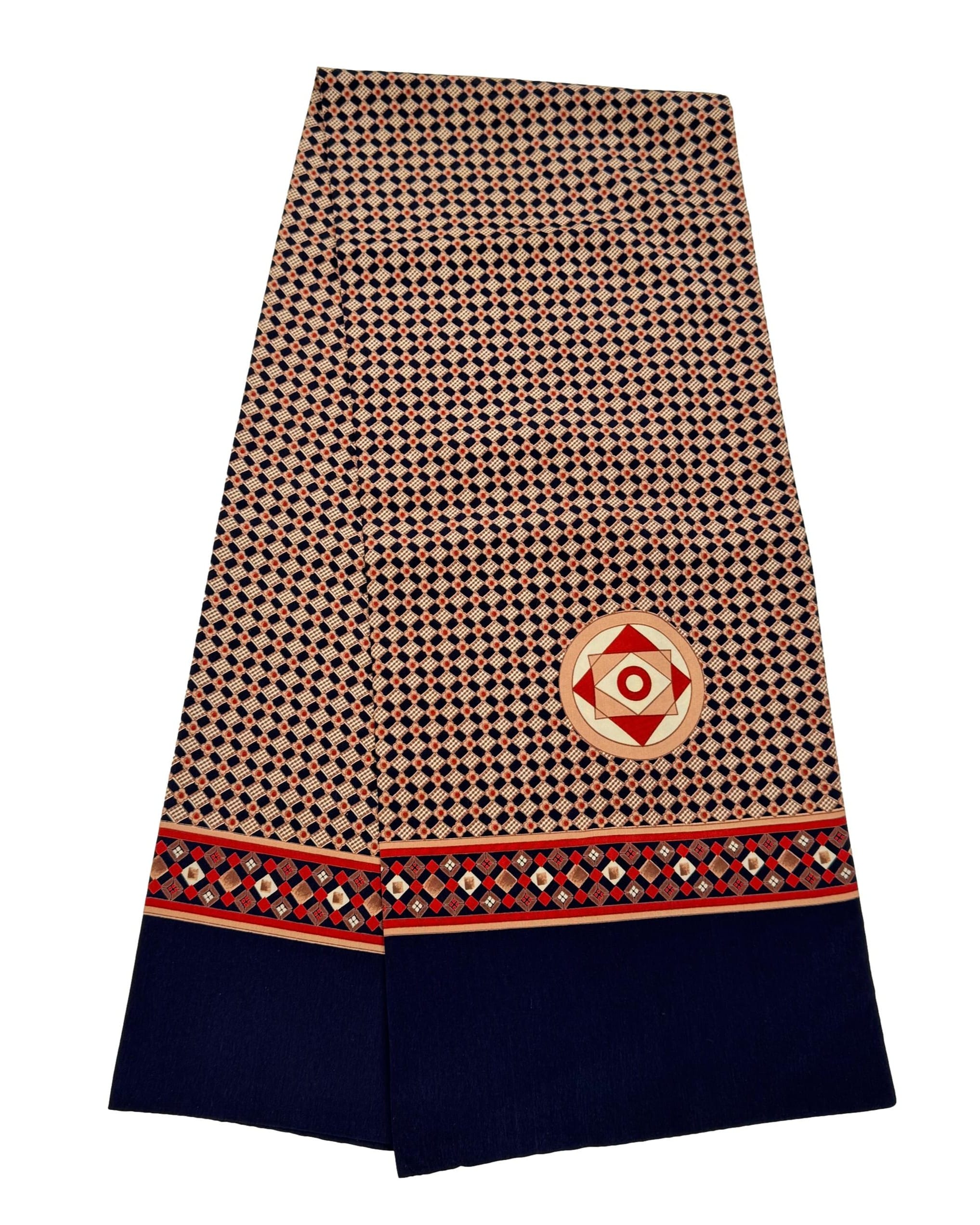 Vyriškas vintažinis raštuotas KKUSEBO šalikas