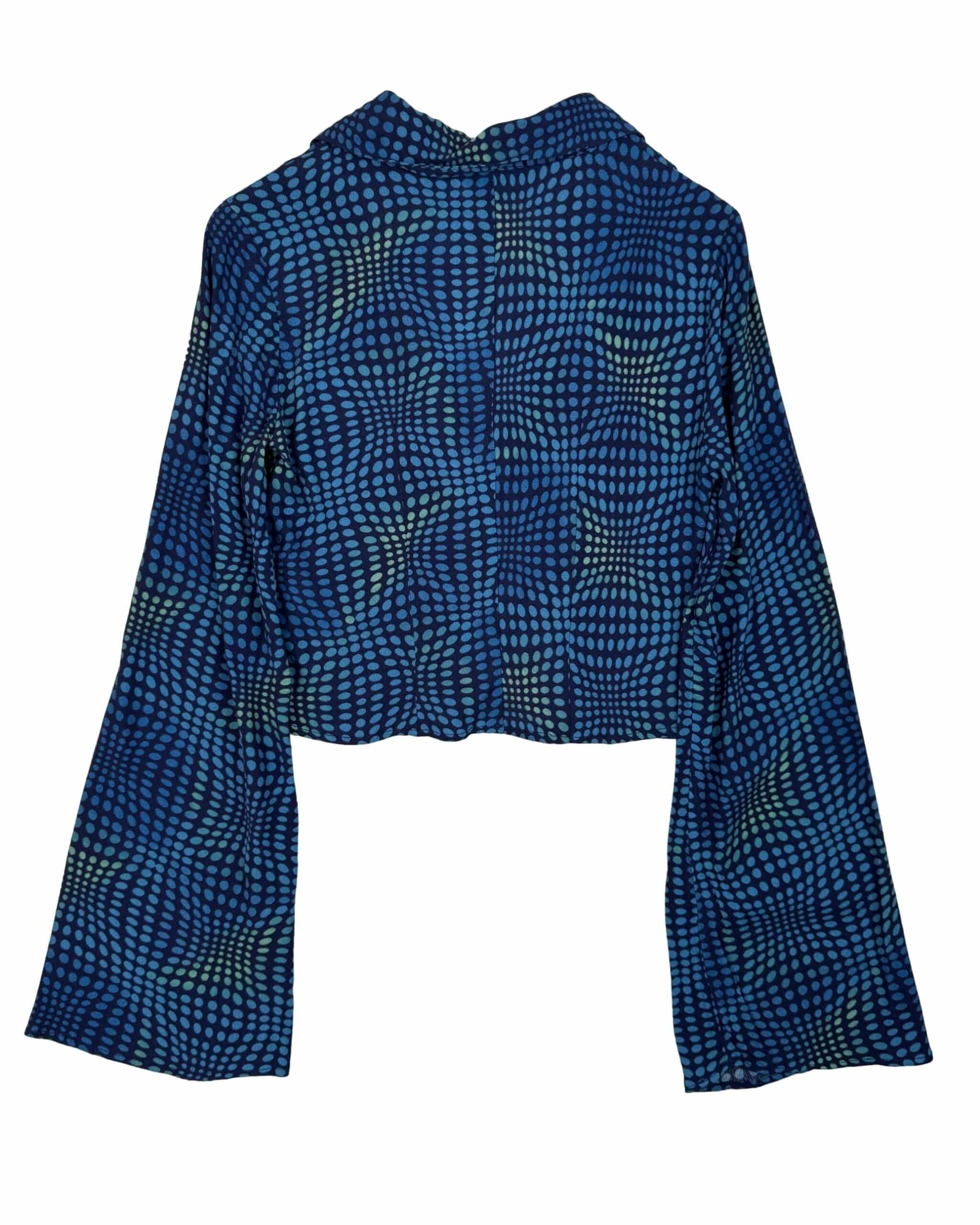 Mėlyna raštuota PULL&BEAR palaidinė, M, NAUJA