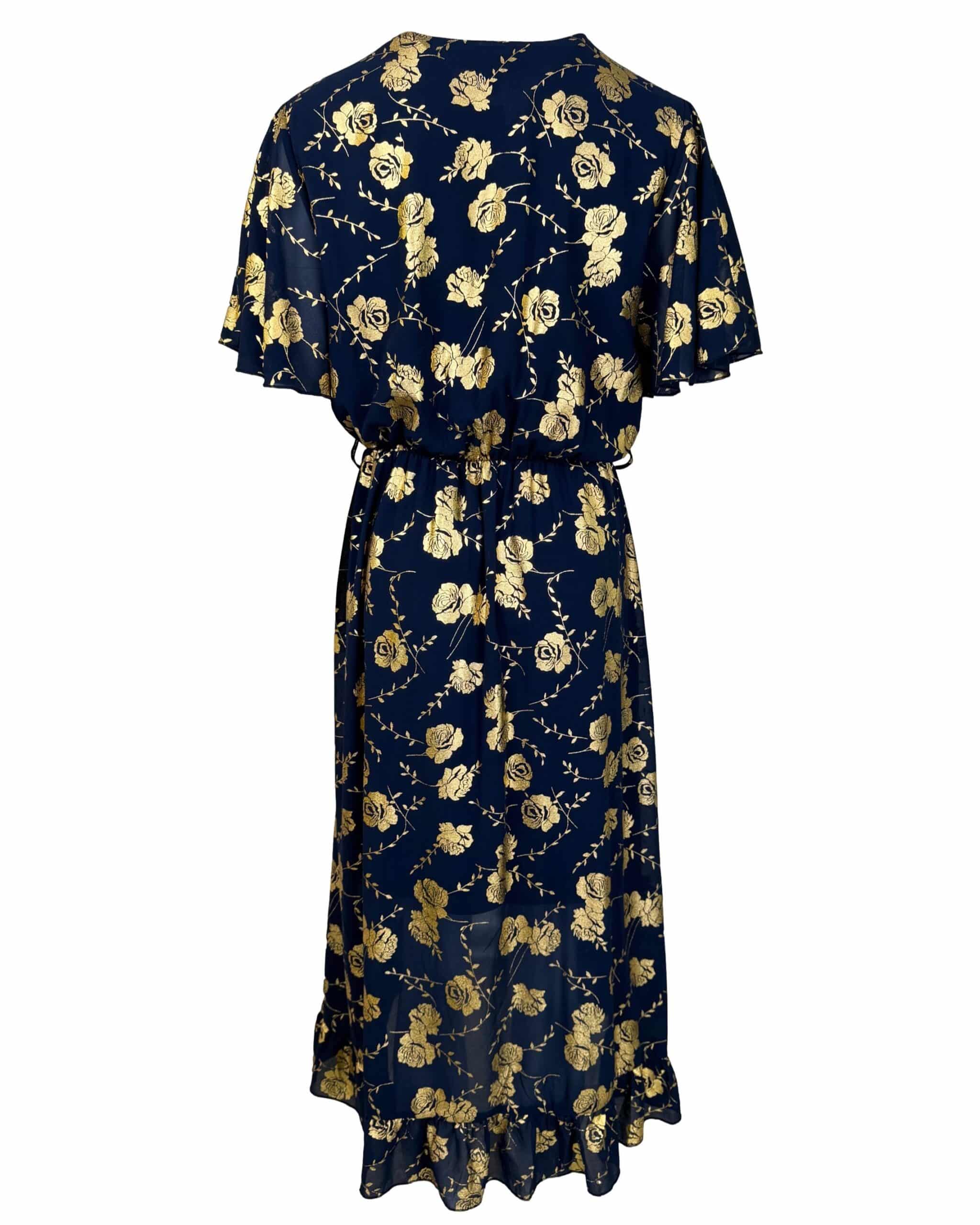 Mėlyna gėlėta MELA LONDON suknelė, L