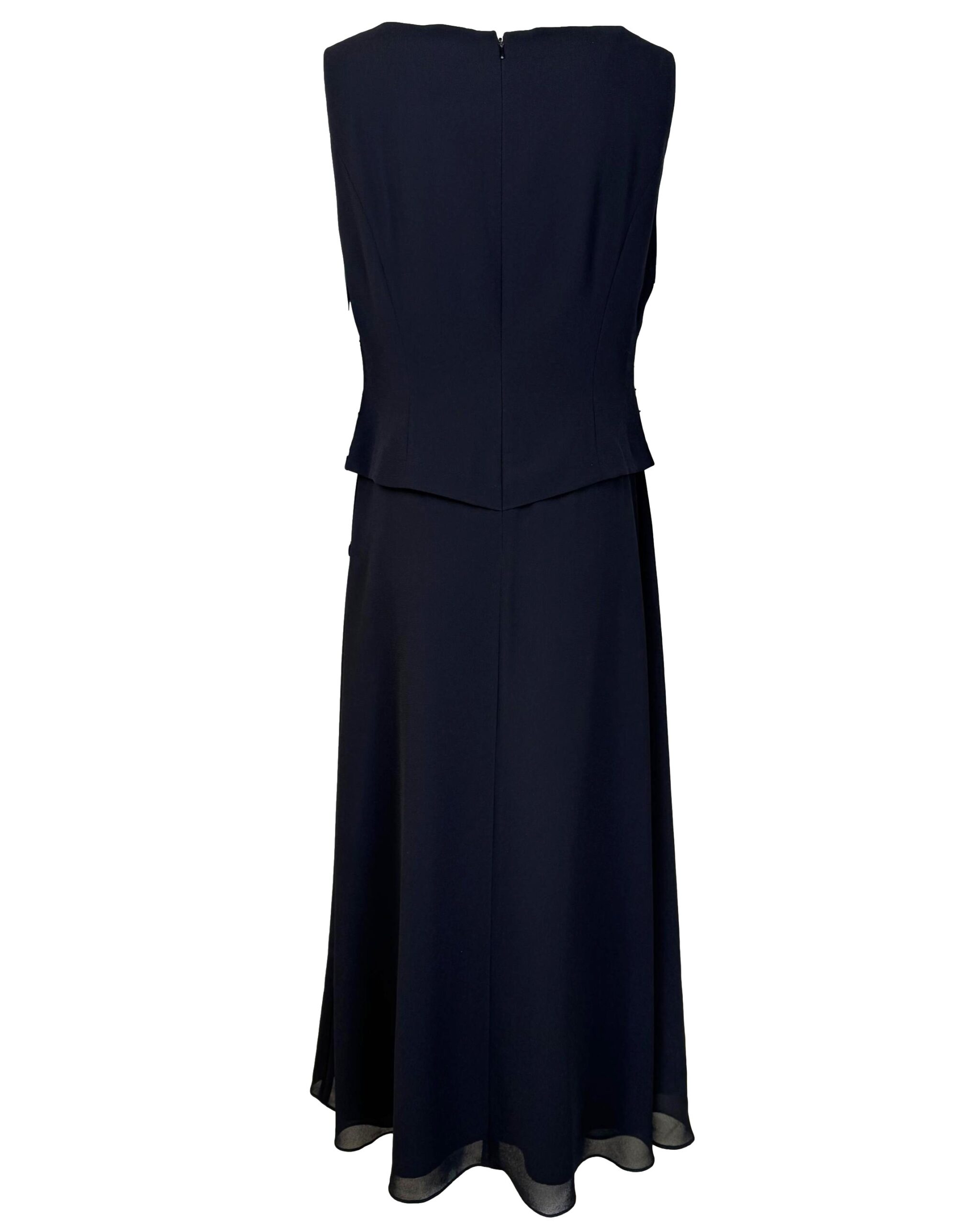 Juoda vintažinė KAREN KWONG suknelė, M