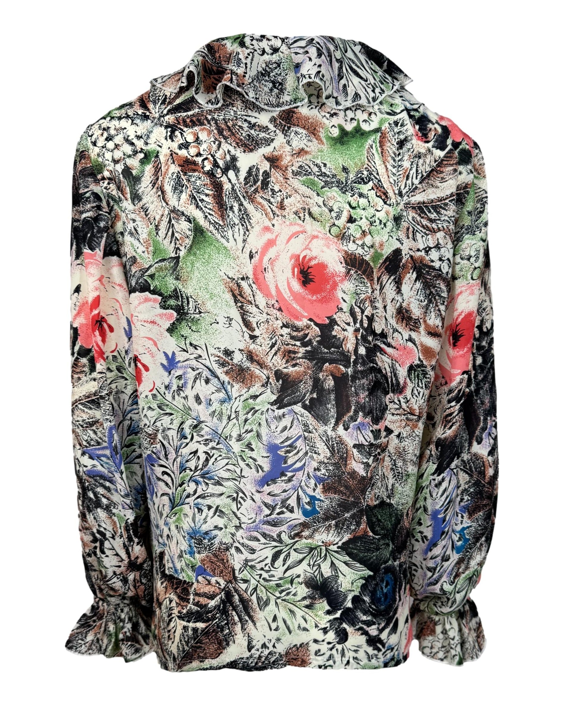 Įvairiaspalvė raštuota BETTY BATRCLAY palaidinė, XL