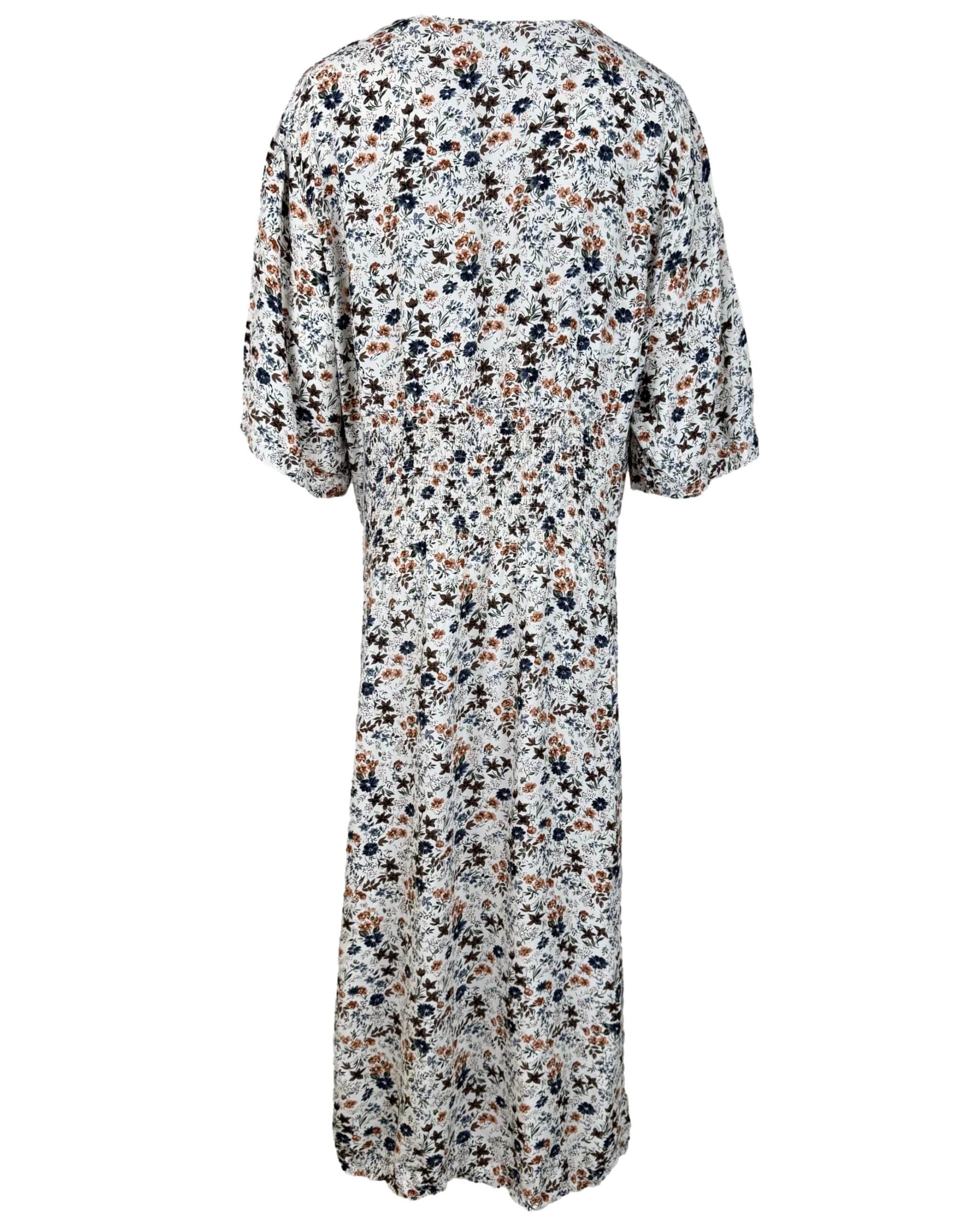 Gėlėta vintažinė ULLA POPKEN suknelė, 3XL