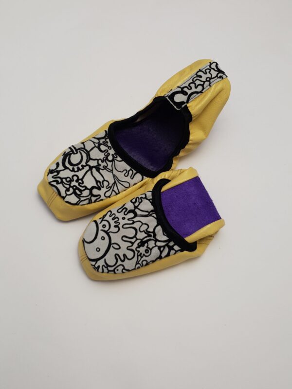 Raštuotos gelsvos balerinos, 38/39 dydis