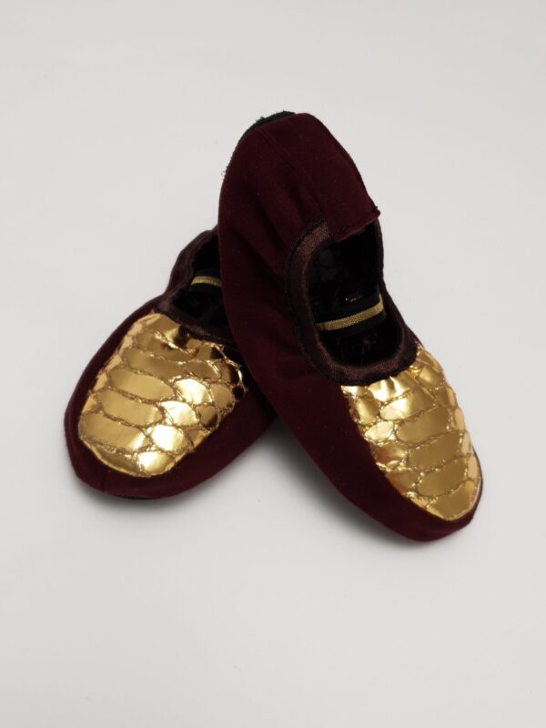 Tamsiai raudonos spalvos balerinos mažosioms, 28/29