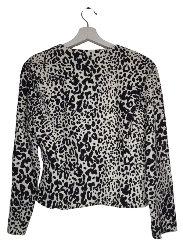 Baltas raštuotas švarkas, XL