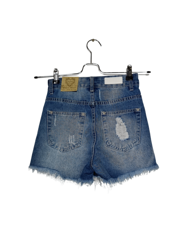 Mėlyni plėšyti džinsiniai šortai, NAUJI, XS