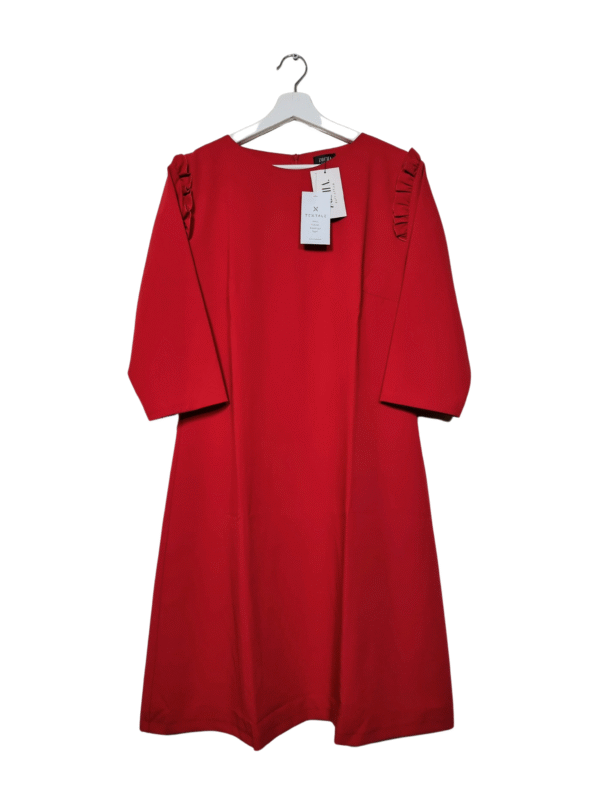 Raudona suknelė, NAUJA, XL