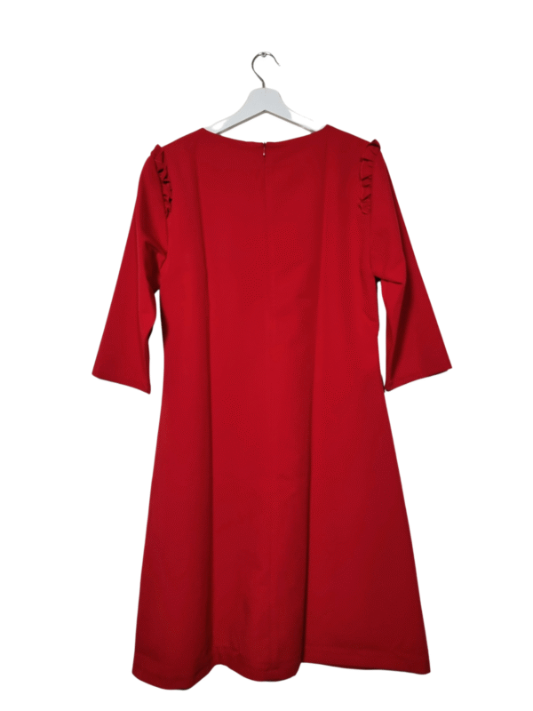 Raudona suknelė, NAUJA, XL