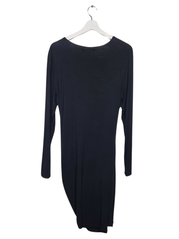 Juoda asimetrinė suknelė, XL