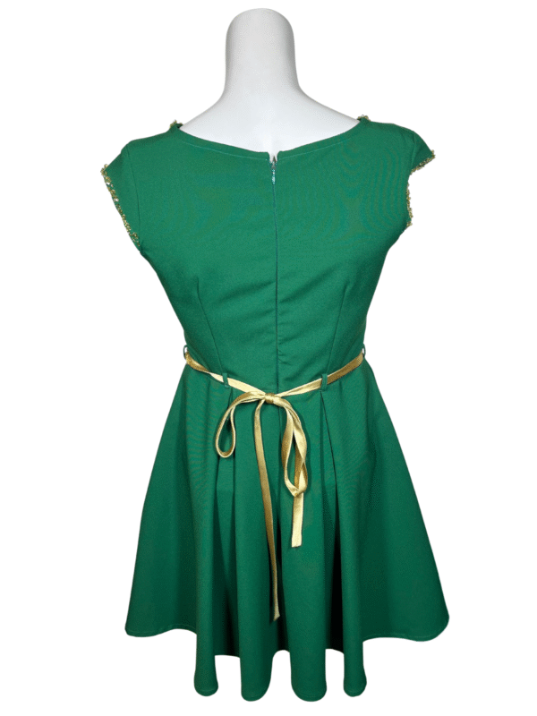 Žalia puošni suknelė, S