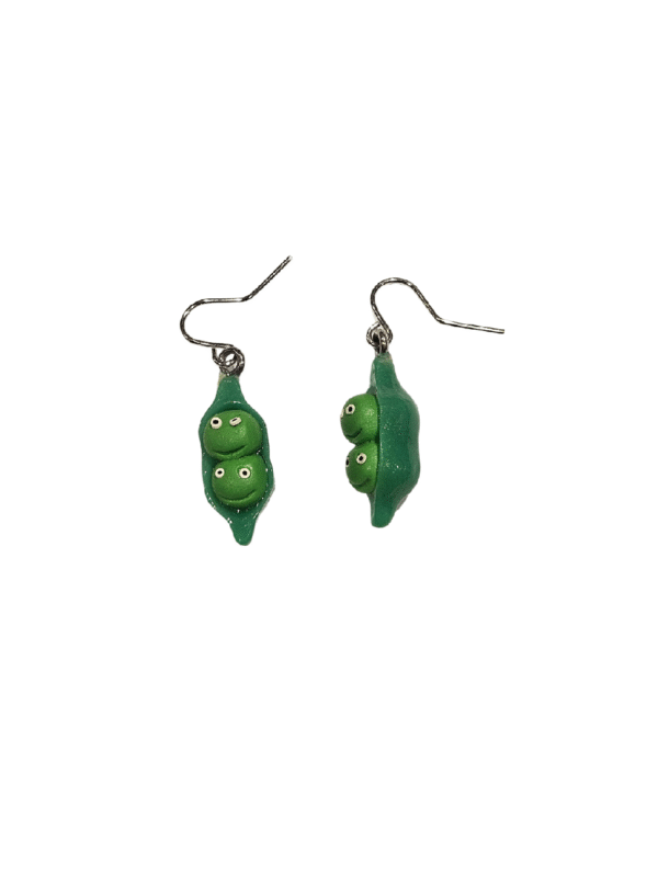 Kabantys auskarai „Žirniukai“