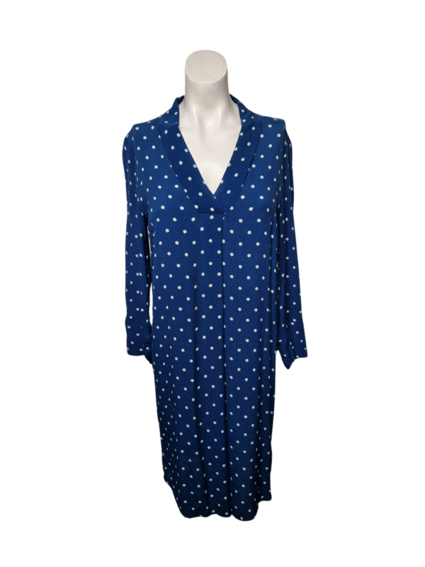 Mėlyna taškuota suknelė, S