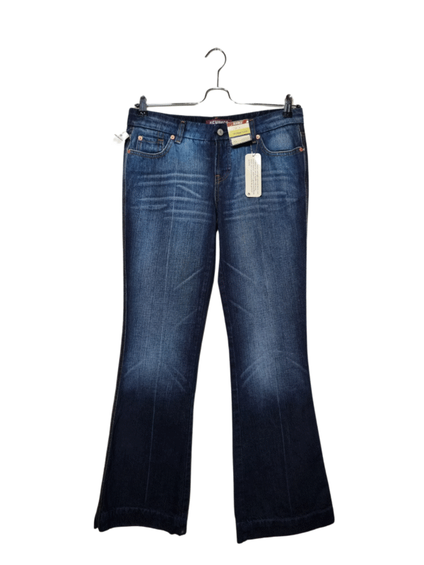 Mėlyni vintažinio stiliaus džinsai, NAUJI, M