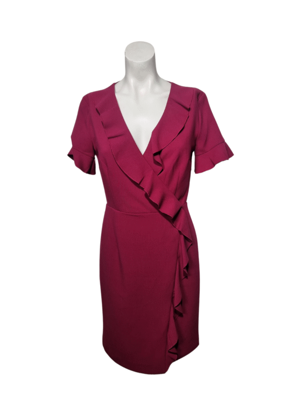 Bordo spalvos suknelė, M