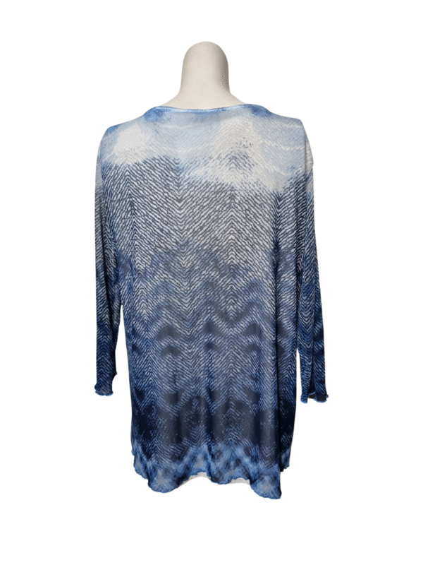 Mėlyna raštuota palaidinė, L