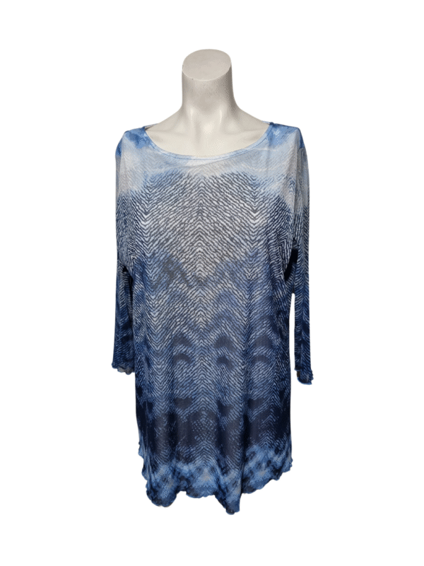 Mėlyna raštuota palaidinė, L