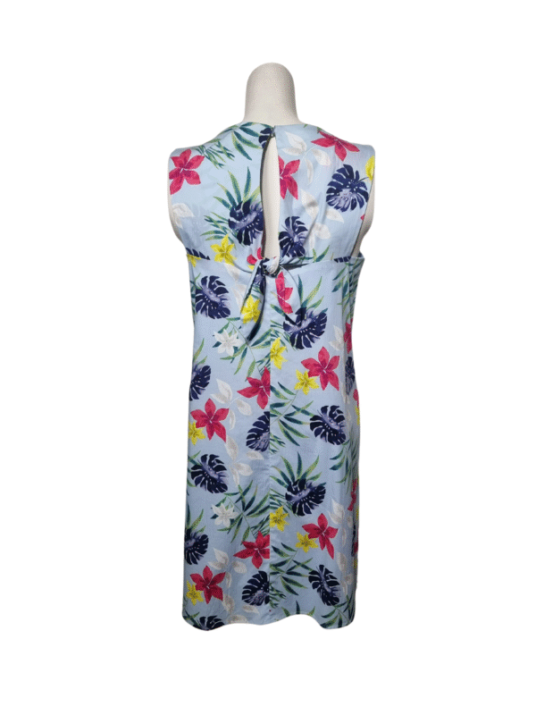 Žydra gėlėta suknelė, S