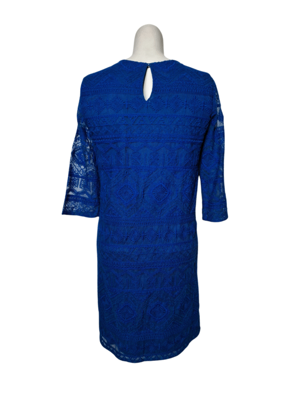 Mėlyna raštuota suknelė, XS