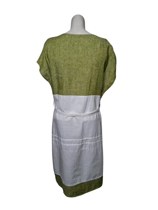 Žalia suknelė su dirželiu, XL